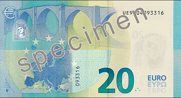 Le billet de 20 € innove - NIBC