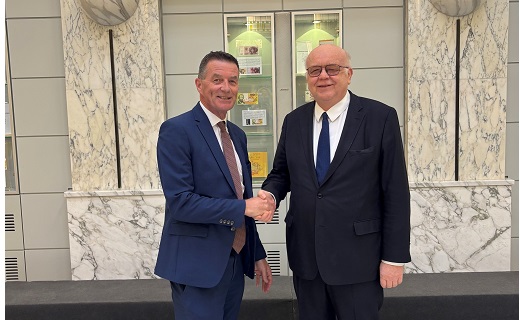 Tony Murphy, Président de la Cour des comptes européenne et M. Gaston Reinesch