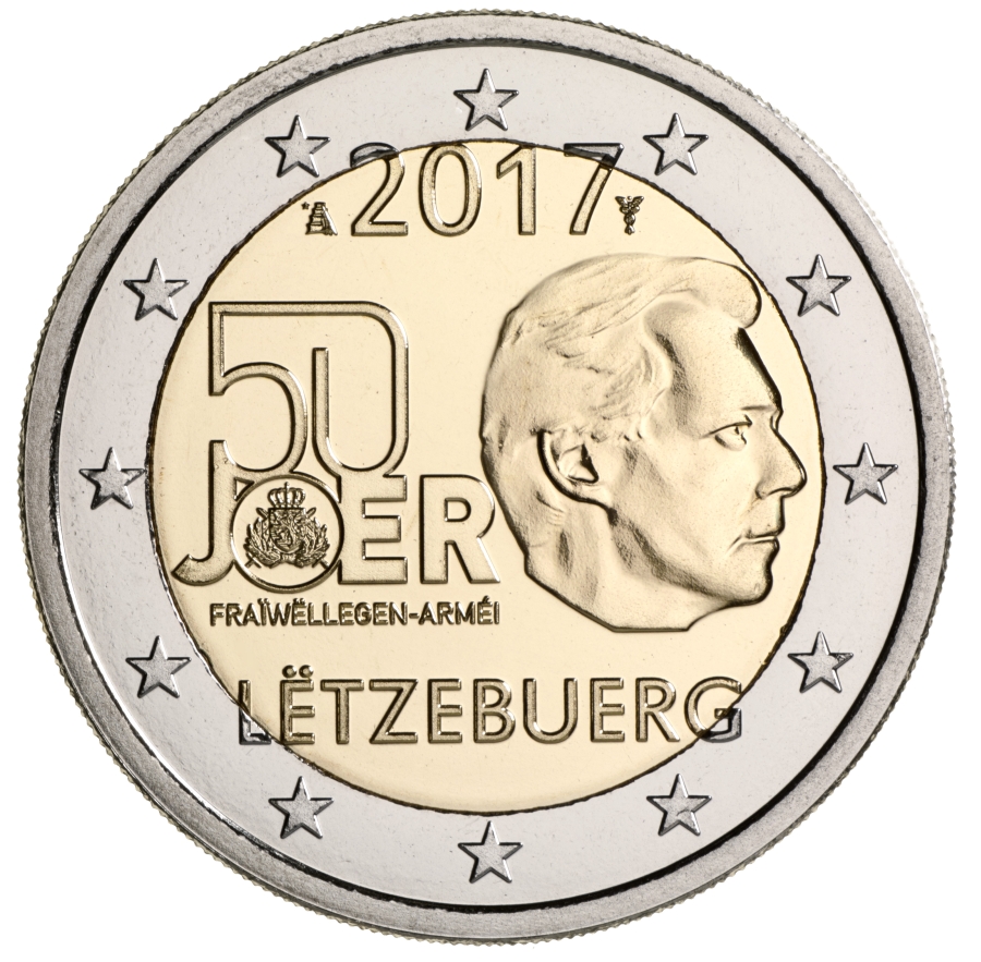 Photo 2 euro com 2017 armee