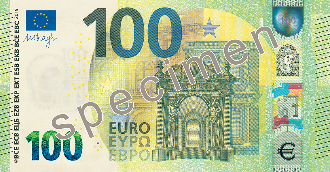 Banque Centrale Du Luxembourg The 100 Euro Banknote.